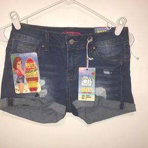 Wax Jean Shorts